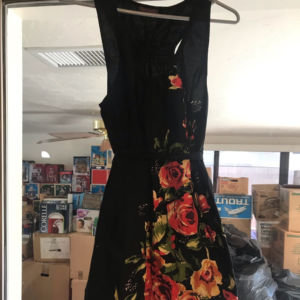 Black Summer mini dress
